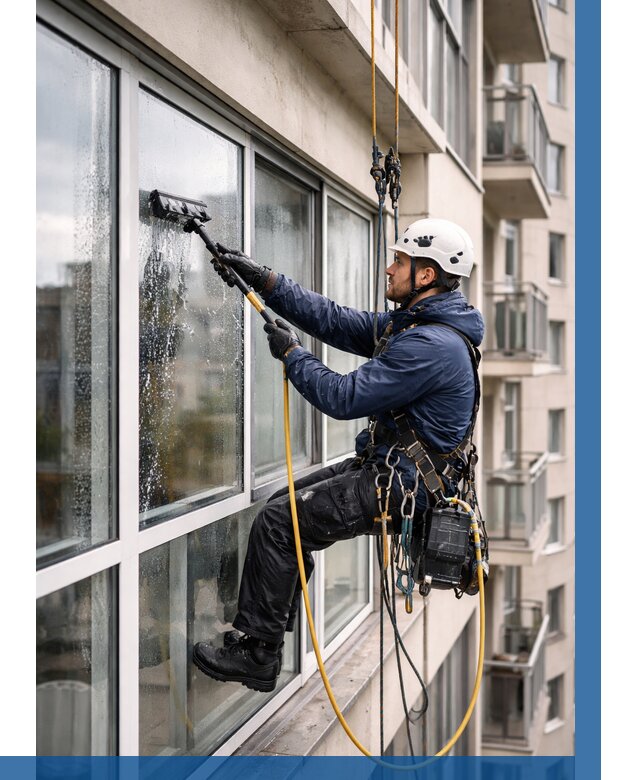 Мойка балконного остекления в Заволжье от 3564 р. | ВЫСОТНИК-Звл