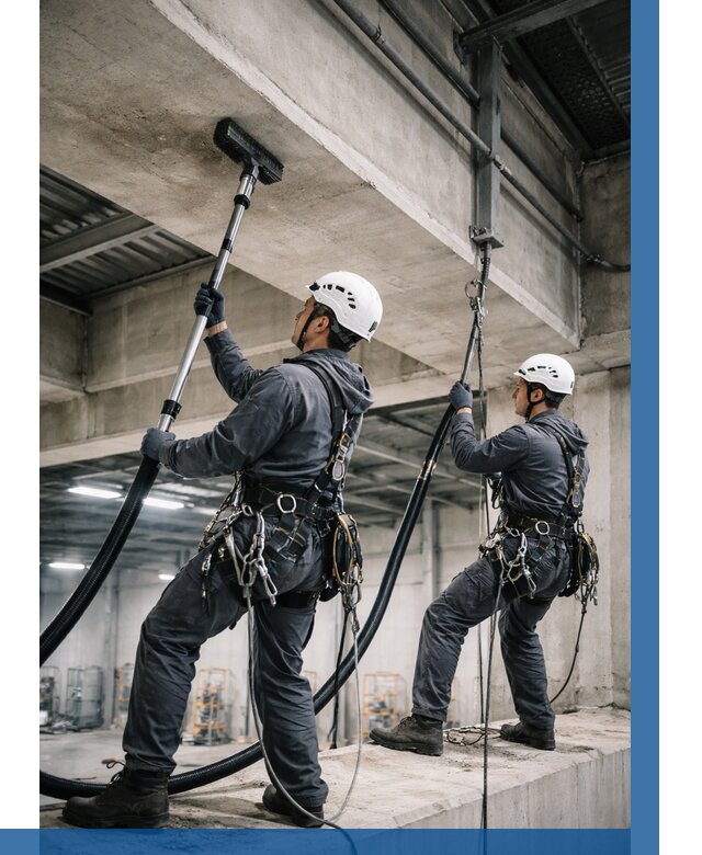 Обеспыливание потолочных конструкций в Заволжье от 255 р. |ВЫСОТНИК-Звл