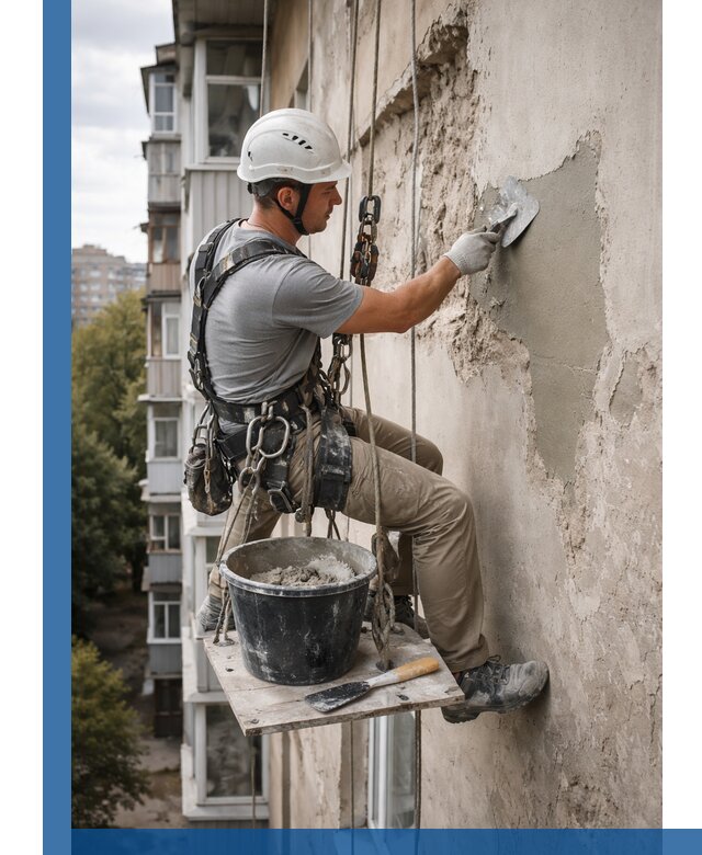 Восстановление фасадной штукатурки в Заволжье с гарантией качества