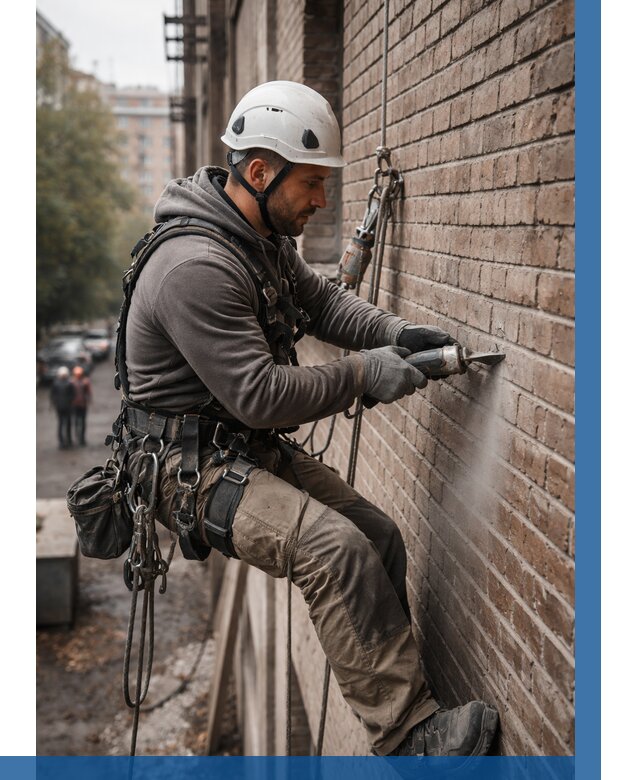 Расшивка кирпичных швов в Заволжье от 611 р. | ВЫСОТНИК-Звл