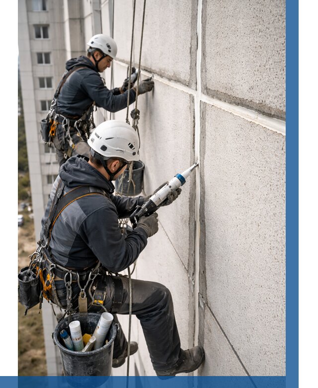 Герметизация межпанельных швов в Заволжье от 713 р. | ВЫСОТНИК-Звл
