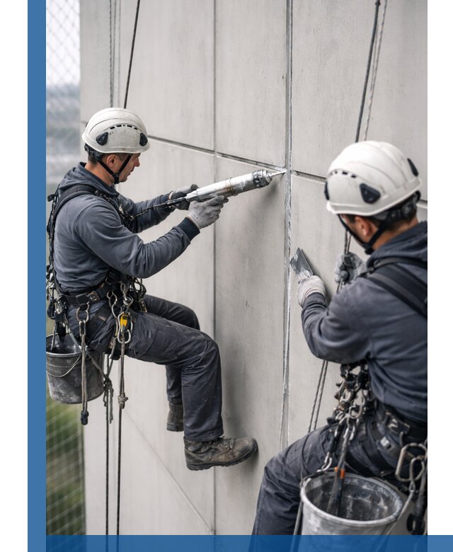 Первичная герметизация швов фасадов и кровель в Заволжье