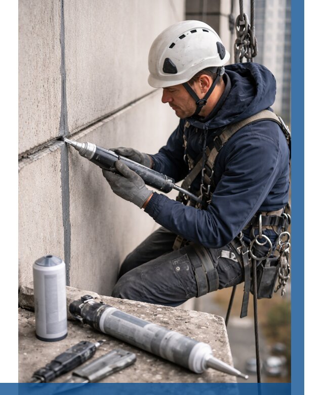 Вторичная герметизация швов в Заволжье от 458 р. | ВЫСОТНИК-Звл