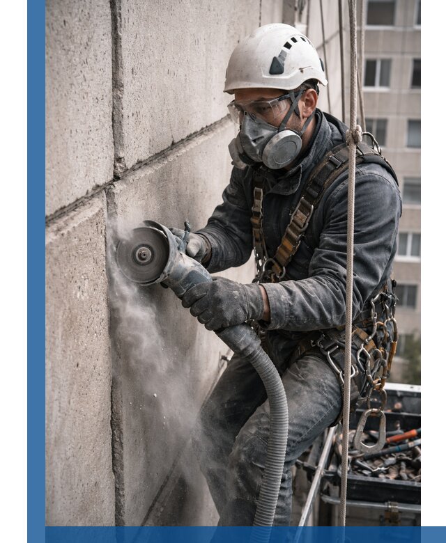 Штробление межпанельных швов в Заволжье качественно и быстро