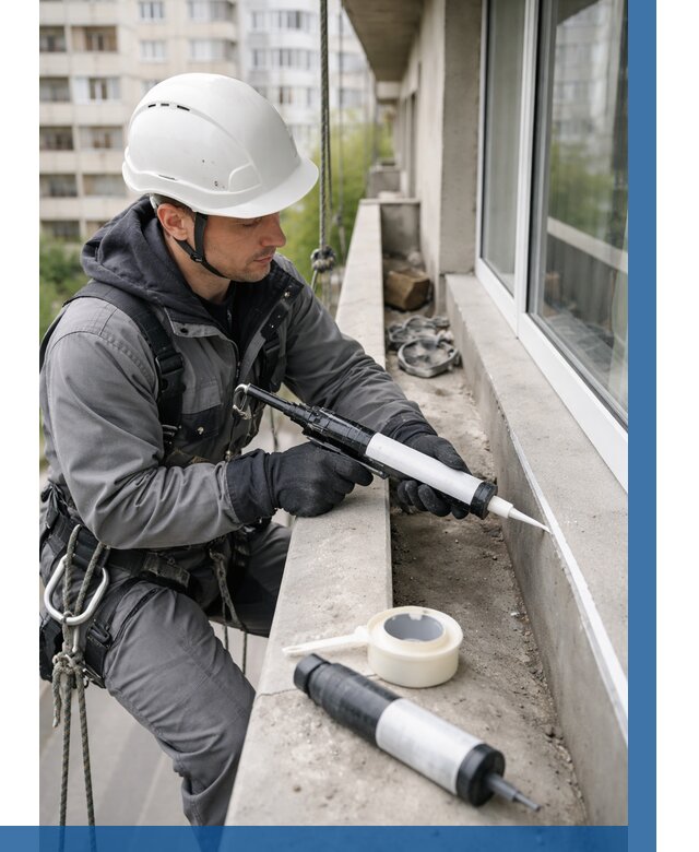 Герметизация швов лоджии в Заволжье от 4583 р. | ВЫСОТНИК-Звл