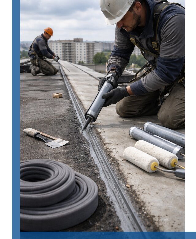 Герметизация швов кровли в Заволжье с гарантией герметичности