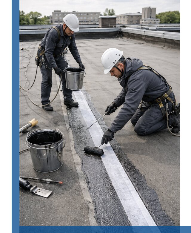 Гидроизоляция кровли мастикой в Заволжье надежная защита