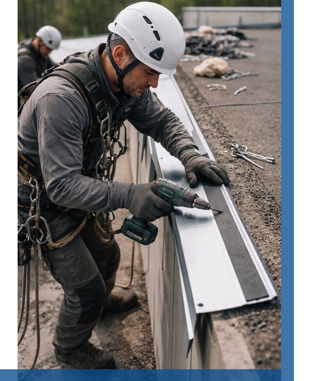 Монтаж капельника на кровле в Заволжье от 306 р. | ВЫСОТНИК-Звл