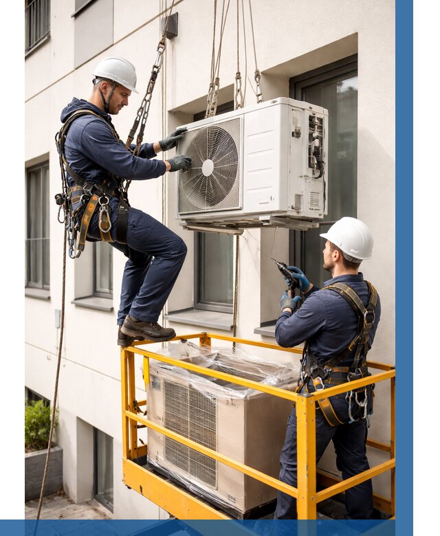 Демонтаж внешнего блока кондиционера в Заволжье от 3564 р. | ВЫСОТНИК-Звл