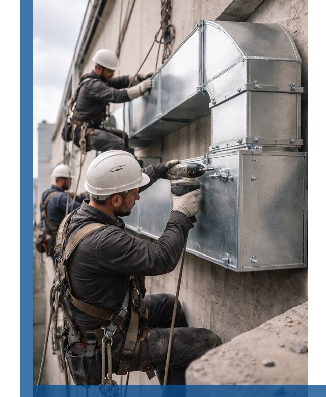 Профессиональный монтаж вентиляционных коробов в Заволжье под ключ