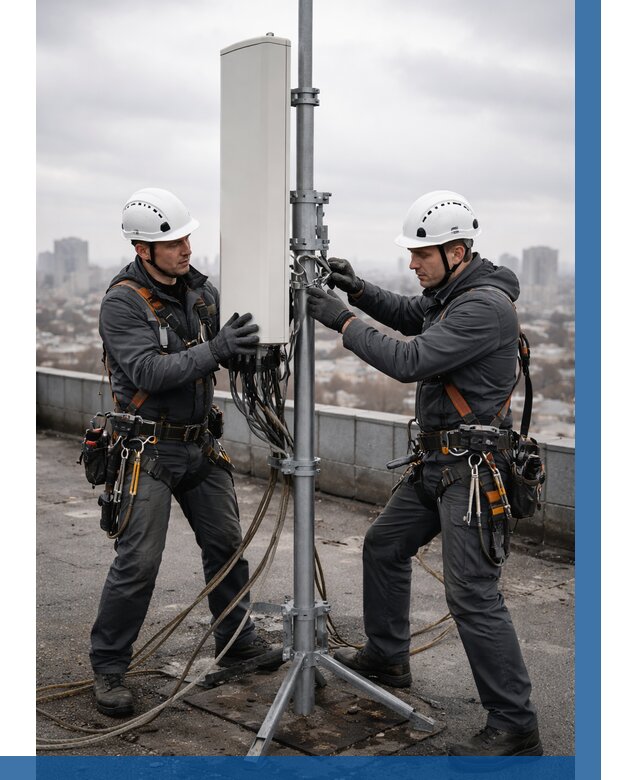 Монтаж антенн связи на крыше в Заволжье от 8656 р. | ВЫСОТНИК-Звл