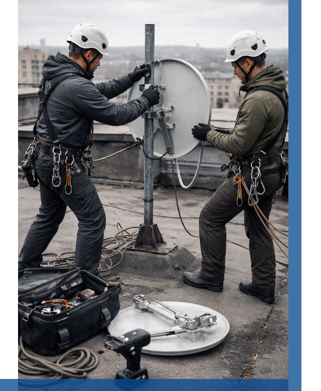 Демонтаж антенн на крыше в Заволжье от 4583 р. | ВЫСОТНИК-Звл