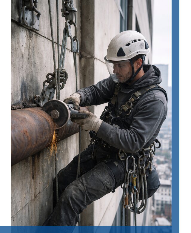 Резка металла на высоте в Заволжье по цене от 4583 р. | ВЫСОТНИК-Звл