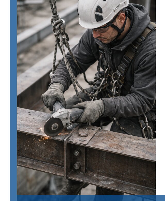 Резка металла на высоте в Заволжье для зданий и конструкций