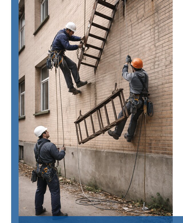 Демонтаж пожарной лестницы в Заволжье быстро и безопасно