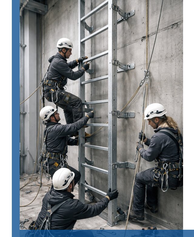 Монтаж металлических лестниц в Заволжье под ключ со гарантией