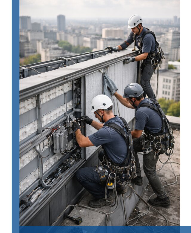 Профессиональное обслуживание крышной рекламы в Заволжье под ключ