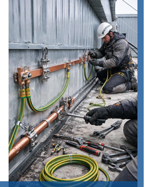 Монтаж заземления здания в Заволжье от 25460 р. | ВЫСОТНИК-Звл