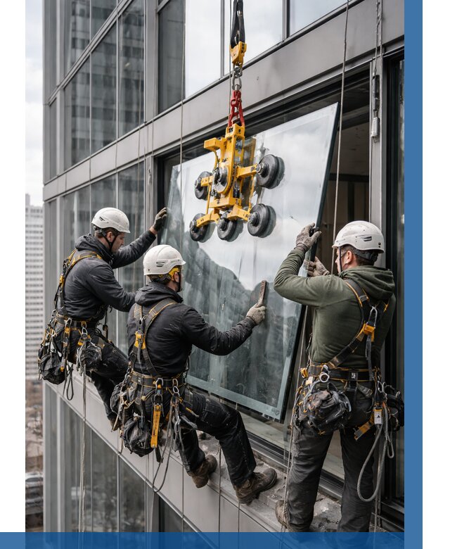 Фасадное остекление зданий под ключ в Заволжье от 10184 р. | ВЫСОТНИК-Звл