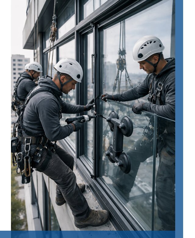 Витражное остекление зданий в Заволжье от 3564 р. | ВЫСОТНИК-Звл