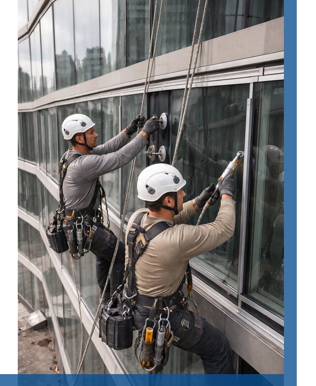 Радиусное остекление фасада в Заволжье от 12221 р. | ВЫСОТНИК-Звл