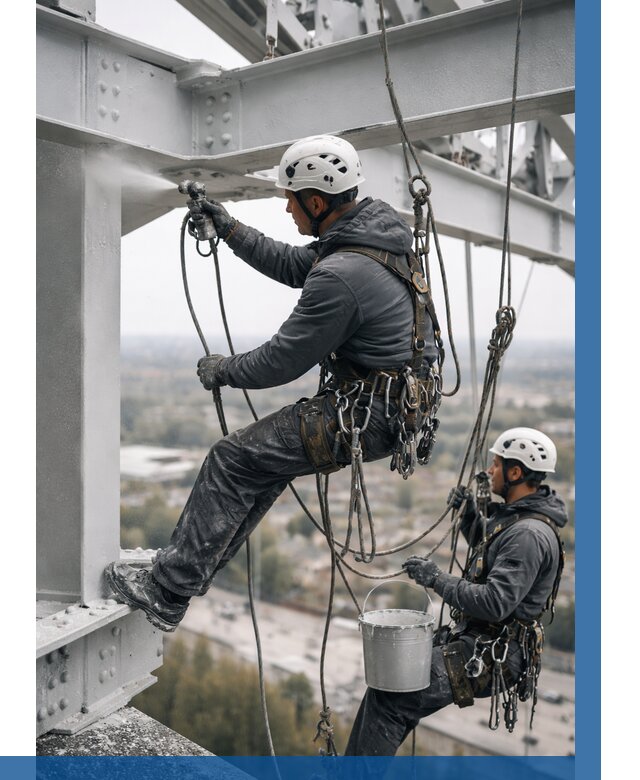Покраска металлоконструкций на высоте в Заволжье 356 р |ВЫСОТНИК-Звл
