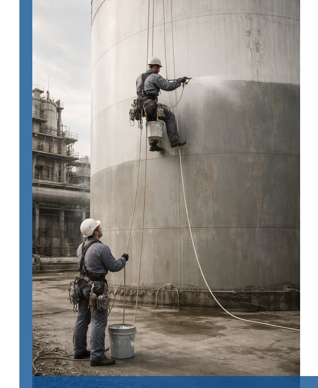 Покраска стальных резервуаров и емкостей в Заволжье профессионально