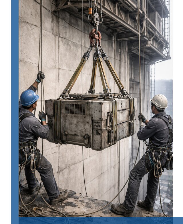 Такелажные работы на высоте, подъем и монтаж грузов в Заволжье