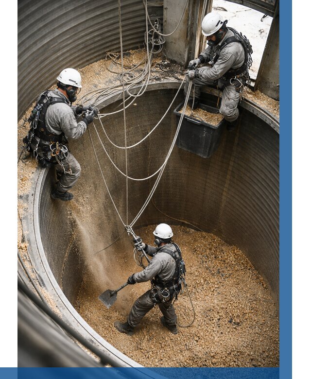 Чистка зерновых бункеров в Заволжье от 12221 р. | ВЫСОТНИК-Звл