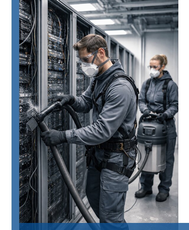 Обеспыливание серверной комнаты в Заволжье, профессиональная очистка