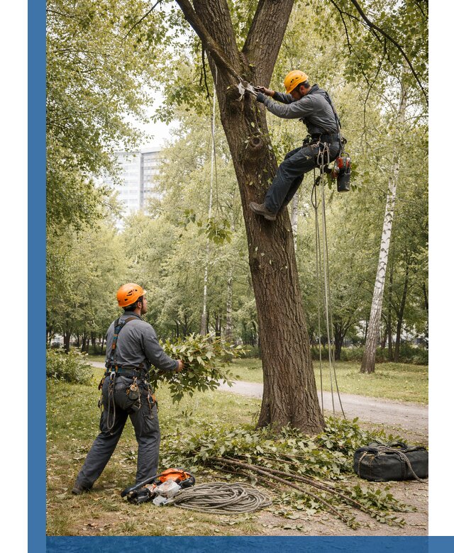 Санитарная обрезка деревьев в Заволжье, профессионально и безопасно