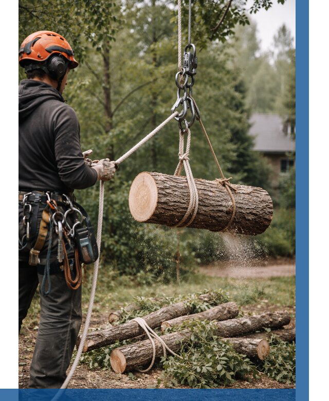 Валка деревьев частями в Заволжье от 7638 р. | ВЫСОТНИК-Звл