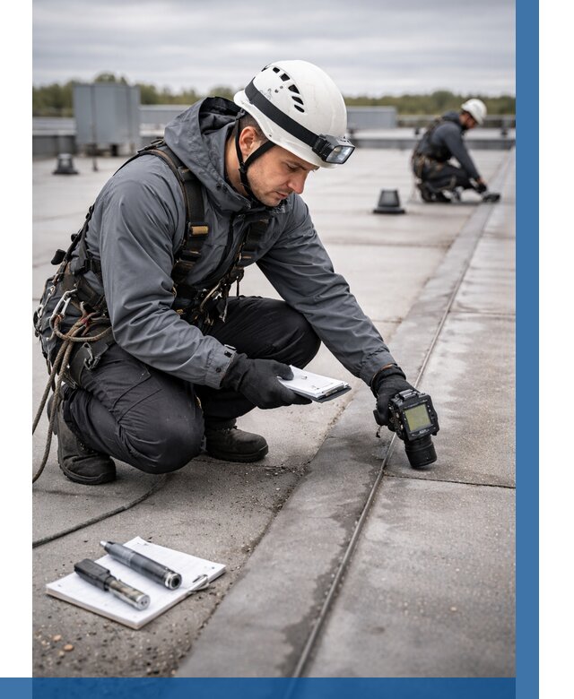 Обследование кровли на протечки в Заволжье от 4583 р. | ВЫСОТНИК-Звл