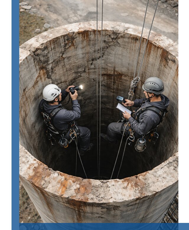 Обследование дымовой трубы: диагностика и оценка состояния в Заволжье